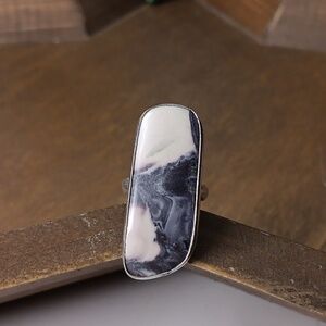 Porcelain Jasper Ring,  sz 6.5
